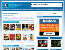 Tablet Screenshot of bindassbuzz.com